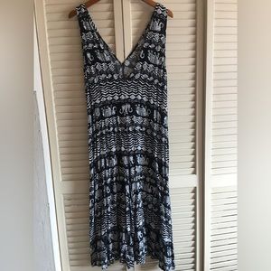 Aakaa elephant pattern romper L